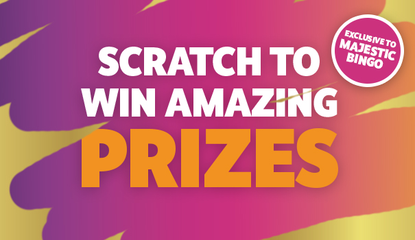 Win everyday in our Exclusive Scratchcard game!